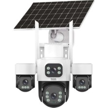 Inox 3mp 4lens Pt Speed Dome 3.6mm Ip Solar Kamera E-Sim X14