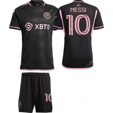 BARBITOS Inter Miami Messi Çocuk Forması Siyah 2li Set