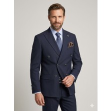 Centilmen Adimo Erkek Kruvaze Slim Fit Takım Elbise 1672K190