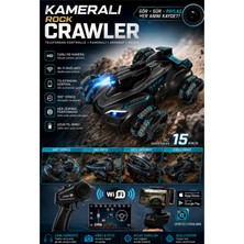 LRS Store Kameralı Telefondan Kontrollü Akrobat Rock Crawler Rc Araba 360° Dönebilen Rc Stund Car