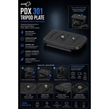 Pdx 301 Tripod Plate | Hızlı Bağlantı Plakası | Tripod Uyumlu