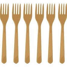 Borapack Plastik  Çatal 25 Adet Gold