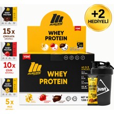 Mustang Nutrition Whey Protein 30 Saşe 1200 Gr Karışık Aroma + Shaker + Protein Kahve Hediyeli