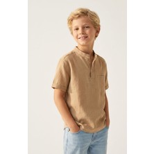 Baby Lory Kids Store Ham Keten Premium Gömlek