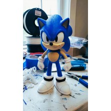 Sonic Figür Boyama Seti (Boya ve 1 Adet Fırça Ile Gelir)