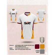 Yenteks Galatasaray. Beyaz Altarnatif Özel Tasarım Yetişkin Forma Takımı