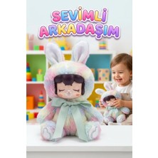Farbu Oyuncak Nansi Figür Bebek - 17 cm Peluş Kostümlü Sevimli Emzikli Uyku Arkadaşı Oyuncak Bebek