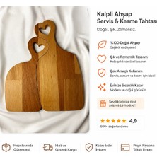Bmd Mobilya Kalp Ikili Kesme Tahtası