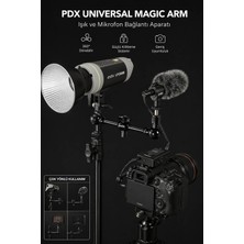Pdx Universal Magic Arm | Işık ve Mikrofon Bağlantı Aparatı