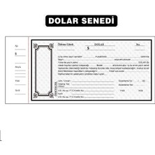 Jokey Kırtasiye Dolar Senet Karnesi (20 Yaprak)