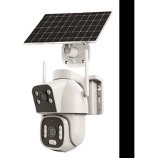 Inox 2+2mp Ptz Speed Dome 3.6mm Wıfı Kablosuz Ip Solar Kamera 4g Sim Kart Destekli X15