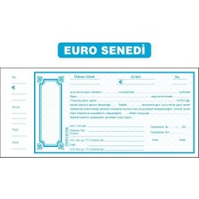 Jokey Kırtasiye Euro Senet Karnesi (20 Yaprak)
