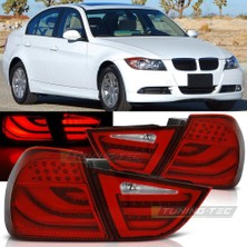 Bmw E90 2009-2012 3.seri Lci Kırmızı Ledli Arka Stop
