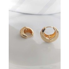 Devi Fashion Bombeli Gold Halka Küpe