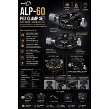Pdx Clamp Set Alp 60 | Arca Swiss | Quick Release