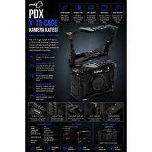 Pdx Kamera Kafesi Fujifilm X-T5 | Hafif | Dayanıklı Cage