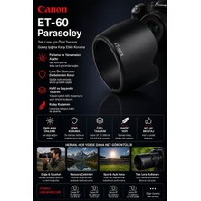 Pdx Canon Et-60 Parasoley | Lens Hood