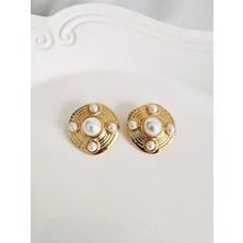 Devi Fashion Vintage Inci Küpe 3 cm