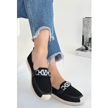 Shoegar Wata Siyah Triko Babet Ayakkabı