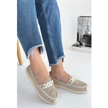 Shoegar Wata Bej Triko Babet Ayakkabı