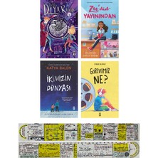 Genç Timaş Yedi Diyar Geçidi 4 + Zoe'nin Yanından + Ikimizin Dünyası + Görevimiz Ne 4 Kitap Set + Özel Cetvel