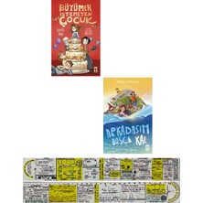 İlk Genç Timaş Büyümek Istemeyen Çocuk + Arkadaşım Hoşça Kal 2 Kitap Set + Özel Cetvel