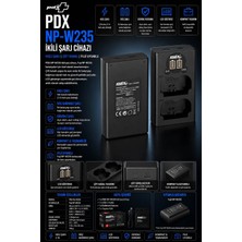 Pdx Fuji NP-W235 Ikili Şarj Cihazı | Hızlı Şarj