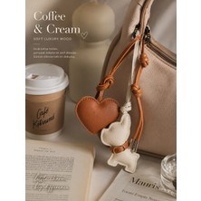 Biton Toptan 3'lü Ayıcık & Kalp Charm  Deri Çanta Aksesuarı | Luxury Bag Charm Anahtarlık | Deri Lüx  Çanta Süsü