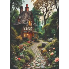 Nova Puzzle 1000 Parça Puzzle - Huzurlu Orman Evi - 41198
