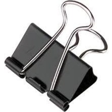 Linea Binder Clips 51 mm Mandal Klips Siyah Renk Metal 12 Li Kutu