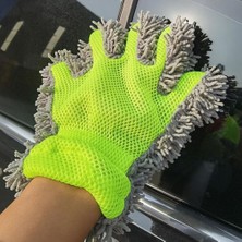 Friemats Araba Yıkama Eldiveni Püsküllü Mikrofiber Temizleme Oto Bakım ve Yıkama Eldiveni 1 Adet