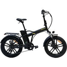 Bisan E-Folding F4 20 Jant M.disk 43 cm Elektrikli Katlanır Bisiklet Siyah Sarı
