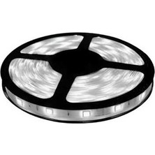Kendal Iç Mekan Beyaz Renk 5 Metre Şerit LED Işık + 5 Amper LED Trafosu