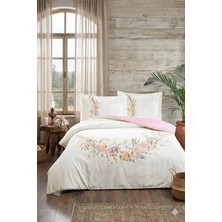 Özdilek Lavender Lila Çift Kişilik Nevresim Takımı 200 x 220 cm Çiçekli Desenli Ranforce Kumaş