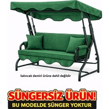 Batu Tekstil 3 Kişilik Salıncak Minderi Takımı Süngersiz- Salıncak Oturma Kılıfı ,tente Kolluk ve Kırlent Kılıfı