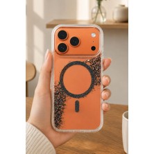 3gen Case iPhone 17 Pro Uyumlu Glitter Kristal Simli Wireless Kablosuz Şarj Destekli Lüks Sert Silikon Kılıf