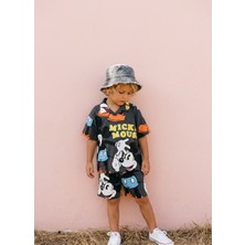 Baby Lory Kids Store Mickey Mouse Polo Yaka Şortlu Takım