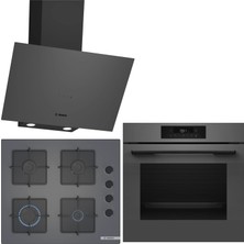 Bosch Antrasit Gri Ankastre Set HJG852YN0T-POP6C9P30O-DWK64PJ70T