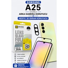 AHK Tekno Samsung A25 Uyumlu Arka Kamera Koruyucu+ Full Ekran Koruyucu