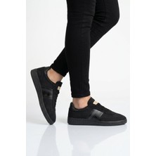Grijak Siyah Bağcıklı Esnek Unisex Spor Ayakkabı 015 G