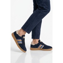 Grijak Lacivert Bağcıklı Esnek Unisex Spor Ayakkabı 015 G