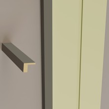 Bella Wall L Kapama Çitası Kaya Gri - Wall Kap-L 17 (1 Adet)