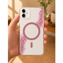 3gen Case iPhone 11 Uyumlu Glitter Kristal Simli Wireless Kablosuz Şarj Destekli Lüks Sert Silikon Kılıf