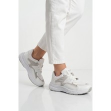Grijak Beyaz Bağcıklı Unisex Spor Ayakkabı 304 G