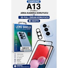 AHK Tekno Samsung A13 Uyumlu Arka Kamera Koruyucu+ Full Ekran Koruyucu