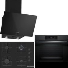 Bosch Siyah Ankastre Set HJG852YT0T-POP7C6P30O-DWK63PJ60T