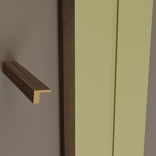 Bella Wall L Kapama Çitası Anadolu Ceviz - Wall Kap-L 16 (1 Adet)