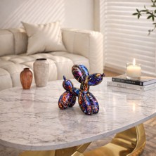 Neoart Balloon Dog Dekoratif Biblo - Modern Sanat Dekoratif Ev Aksesuarı