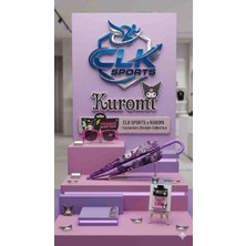 CLK Sports Kuromi Lisanslı Çocuk Şemsiyesi + Lisanslı Gözlük -  Toka