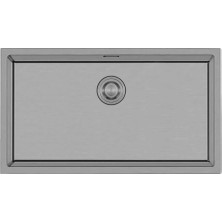 Crauf Stella 4465 Mat Gri Mutfak Eviyesi 530.2424.4465.24
